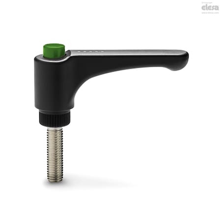 Elesa Stainless steel threaded stud, ERW.78-SST-p-M10x-50-C17 ERW-SST-p